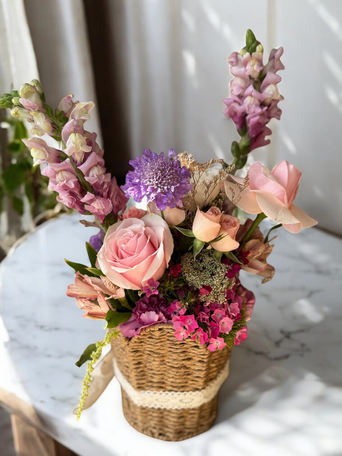 Scalloped Bloom Basket