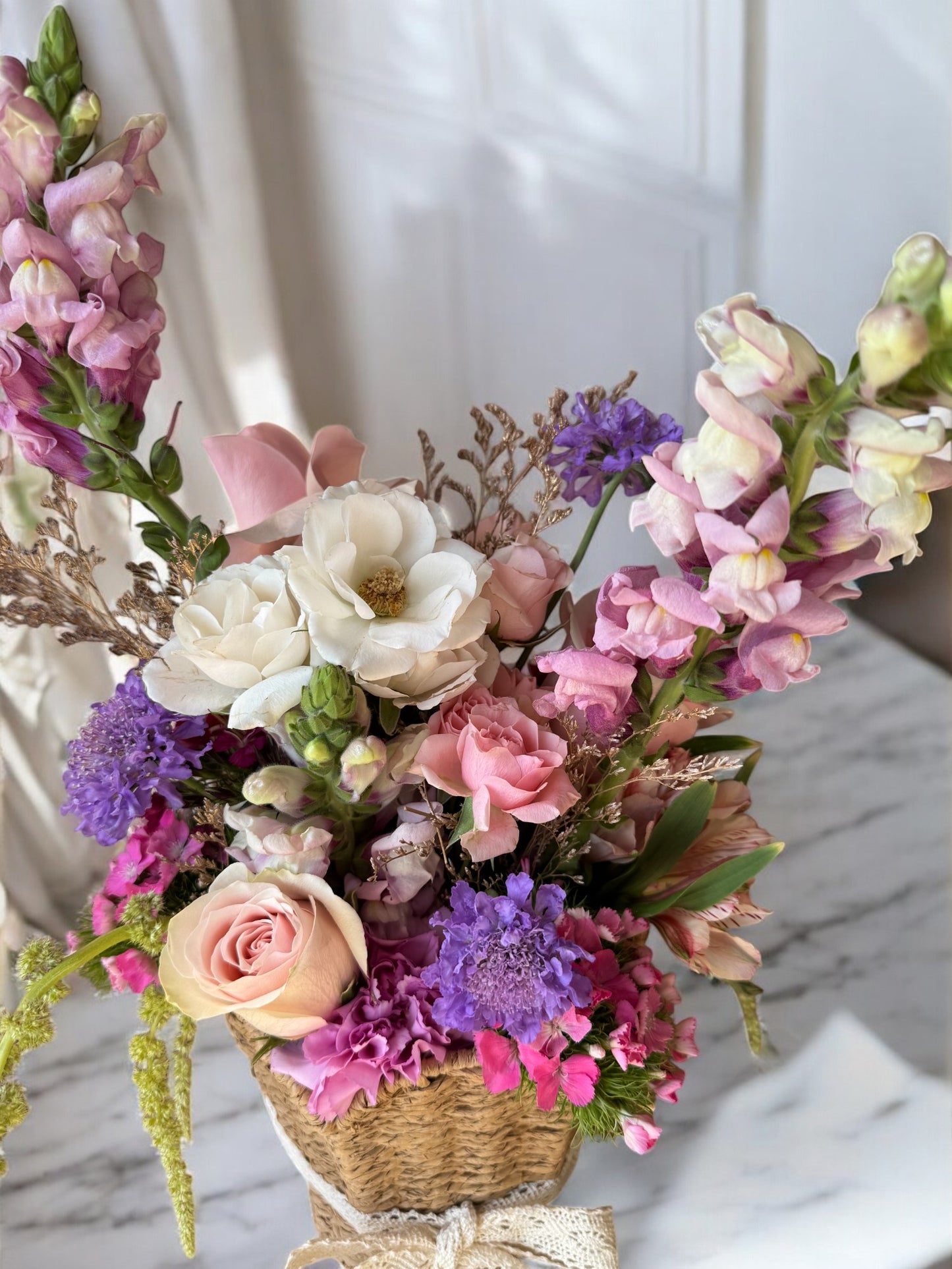 Scalloped Bloom Basket